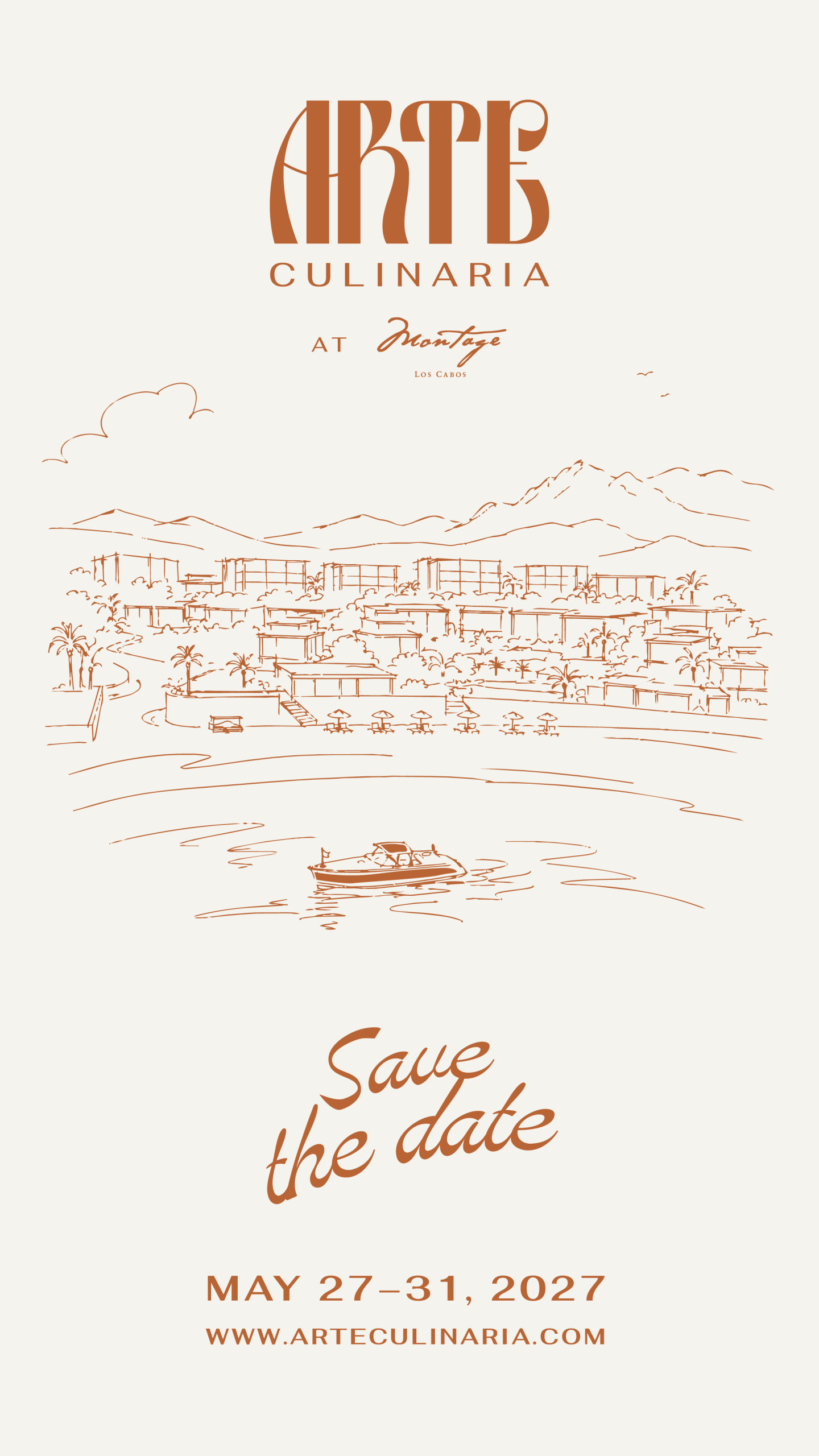 Save the Date Arte Culinaria